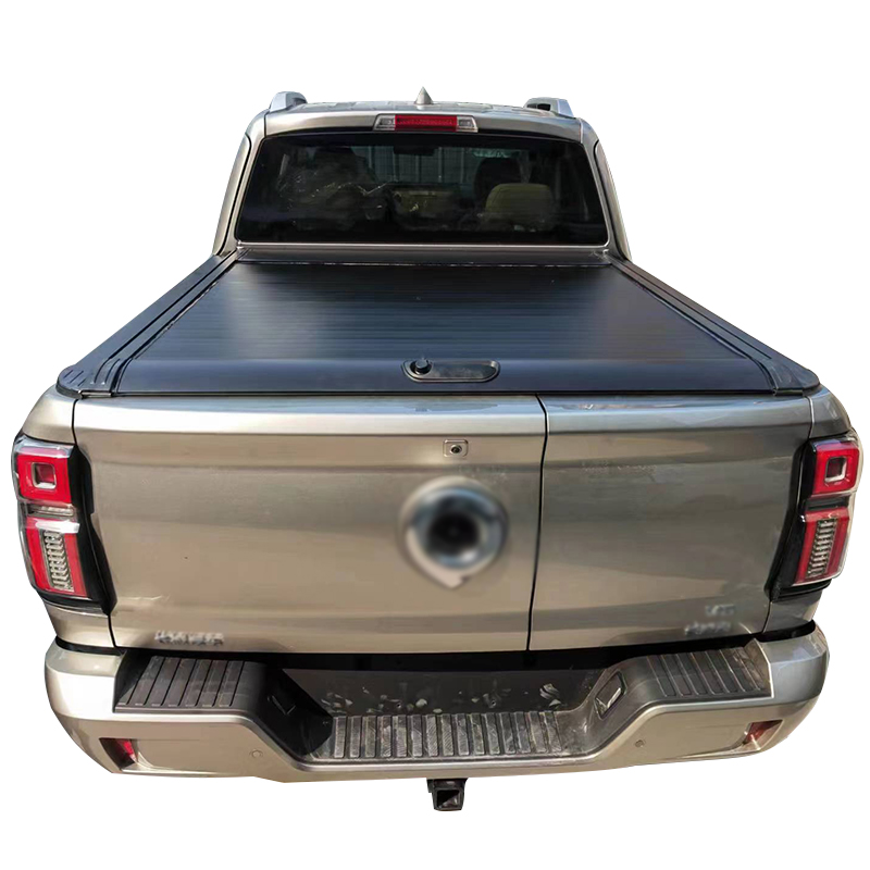 Factory hot selling in stock low moq high quality manual pickup truck bed tonneau cover rolling up shutter cover lid with logo