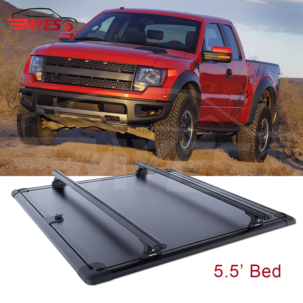 FDR001-AHT hard lid truck bed cover for Ford F-150 F-250 F-350