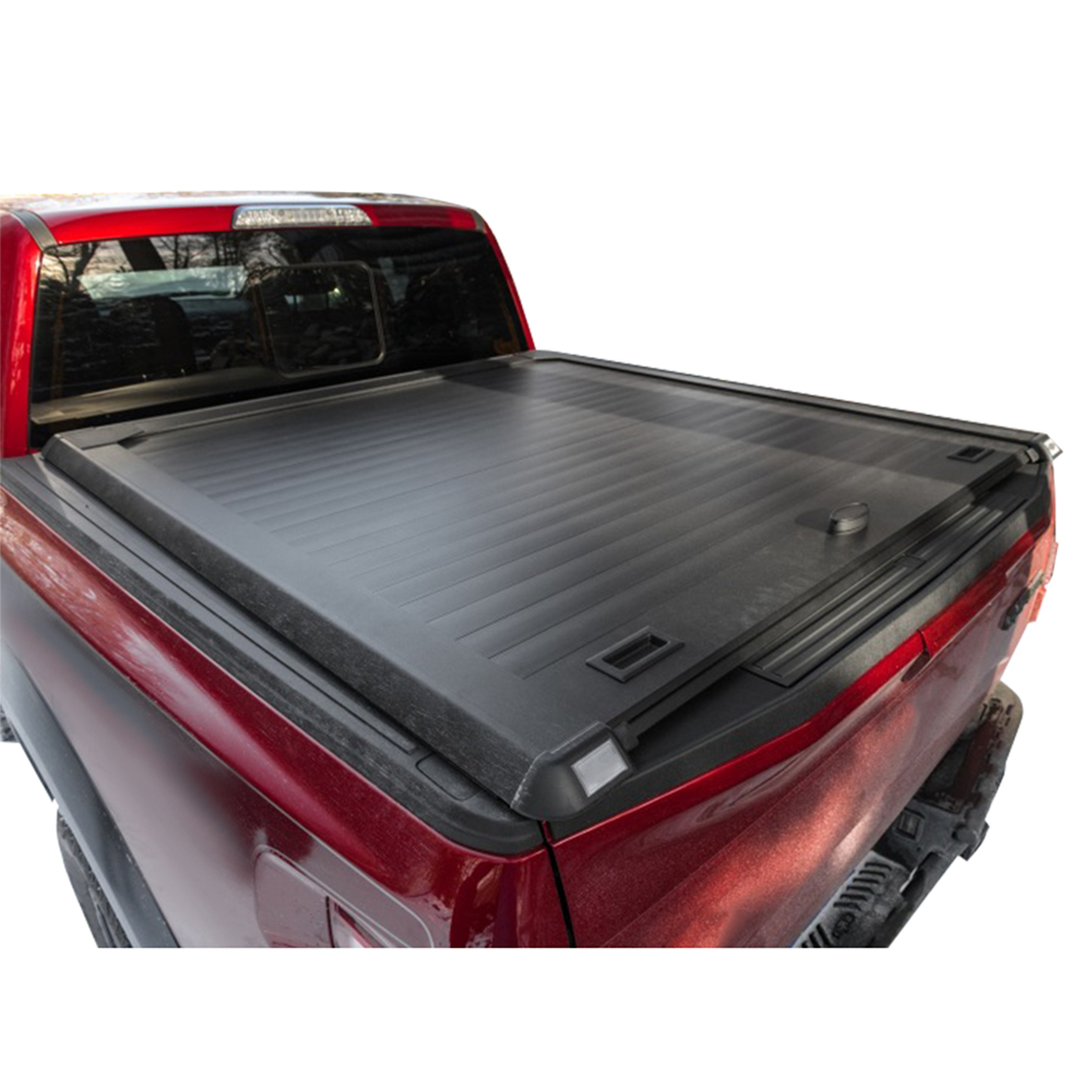 Double open type manual hard truck bed cover roll-up shutter cover for many pickup series