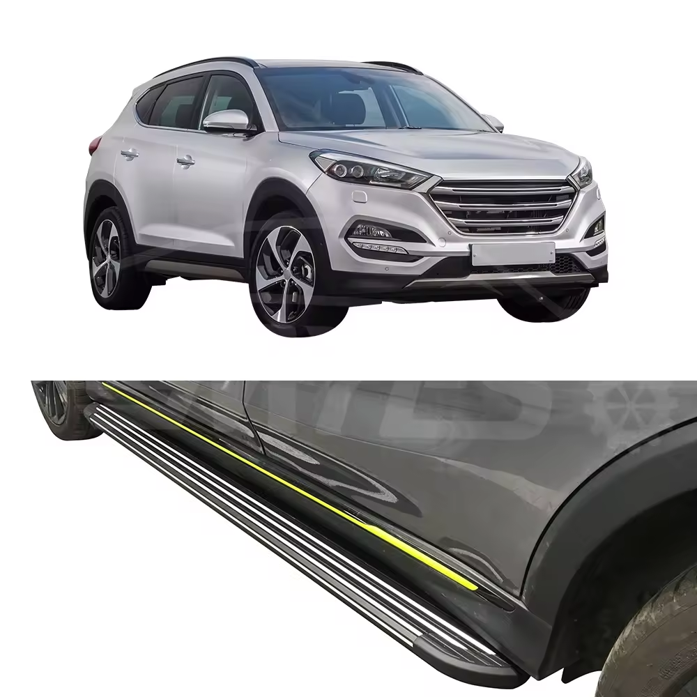 In-stock high quality off road fixed side step running board car footstep for HYUNDAI Tucson IX25 IX35 IX45 2010-2023