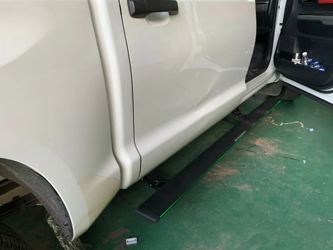 In-stock OEM/ODM pickup retractable powerstep automatic running board electric side step with led light for Toyota Tundra 2011+