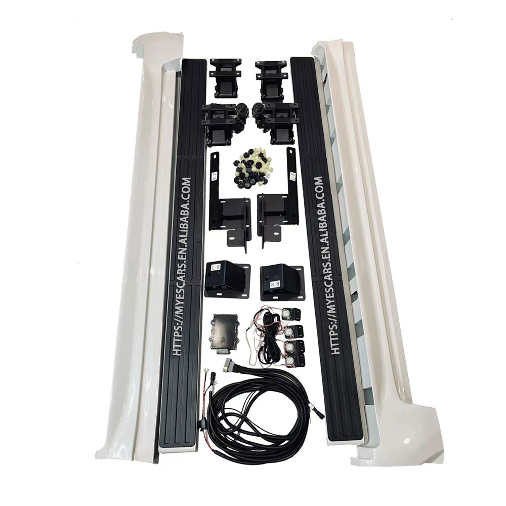 4x4 Car parts accessories electrical side skirt power running board powerstep foot pedal for Toyota Landcruiser LC300 2022-2023
