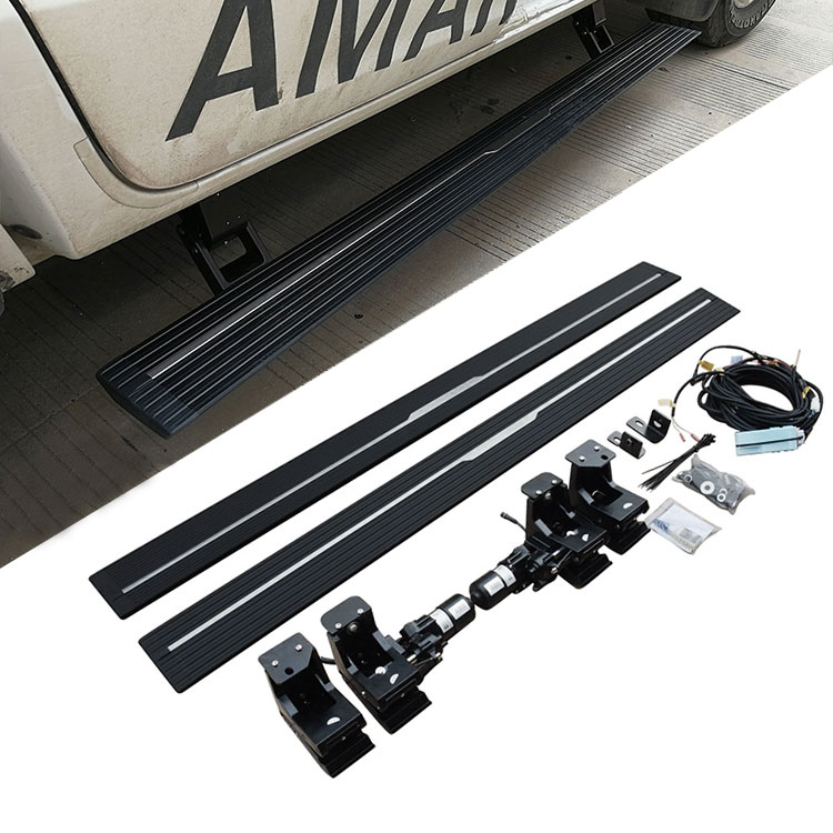 Quick shipping wholesale aluminum alloy electric powered running boards side step body kit for VW Amarok 2018-2023
