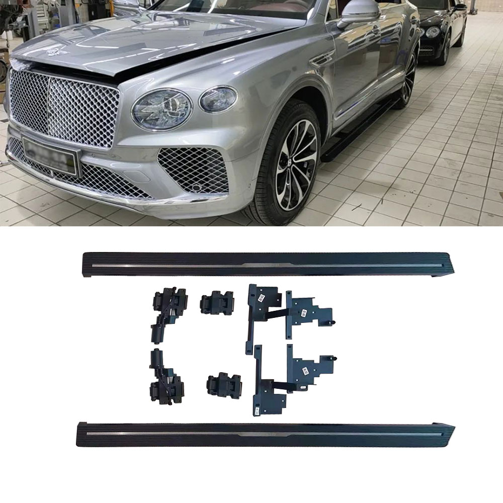 New arrival auto electrical pedal side foot steper pedal car power running board footstep for 2016+ BENTLEY Bentayga