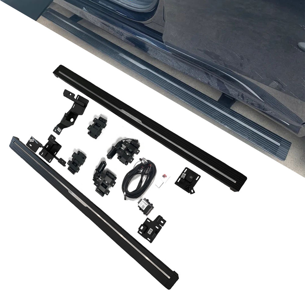 Custom logo in-stock auto body kit accessory power running board electric side steps for 2010+ bmw X5 car footstep pedal