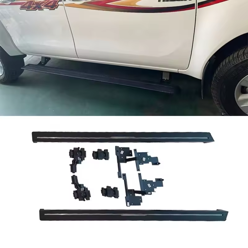 Online hot sale 4x4 auto parts retractable power running board electric side step for 2016+ Toyota Hilux REVO 2015+ Ford Ranger
